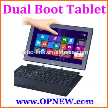 New 11 inch Win10 intel tablet pc Dual boot laptop pc android 4.4 system laptop pc